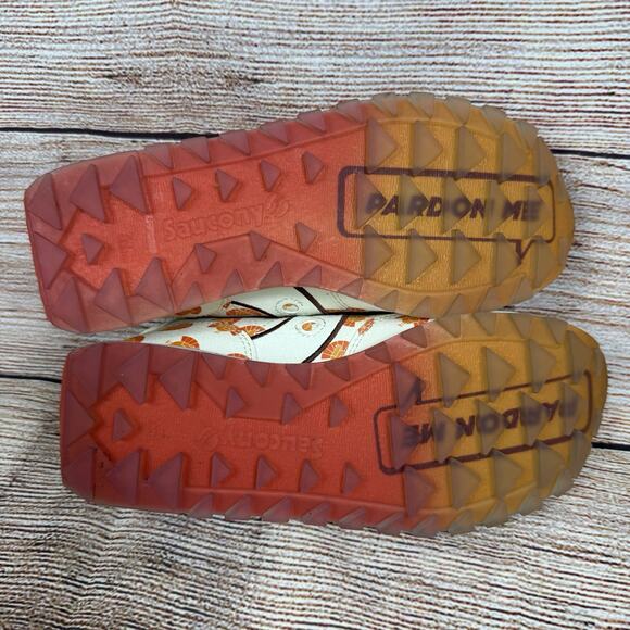 Saucony X Pardon Me Jazz Original "Thanksgiving Turkey" Print Sneakers Mens 6.5 - Picture 11 of 14
